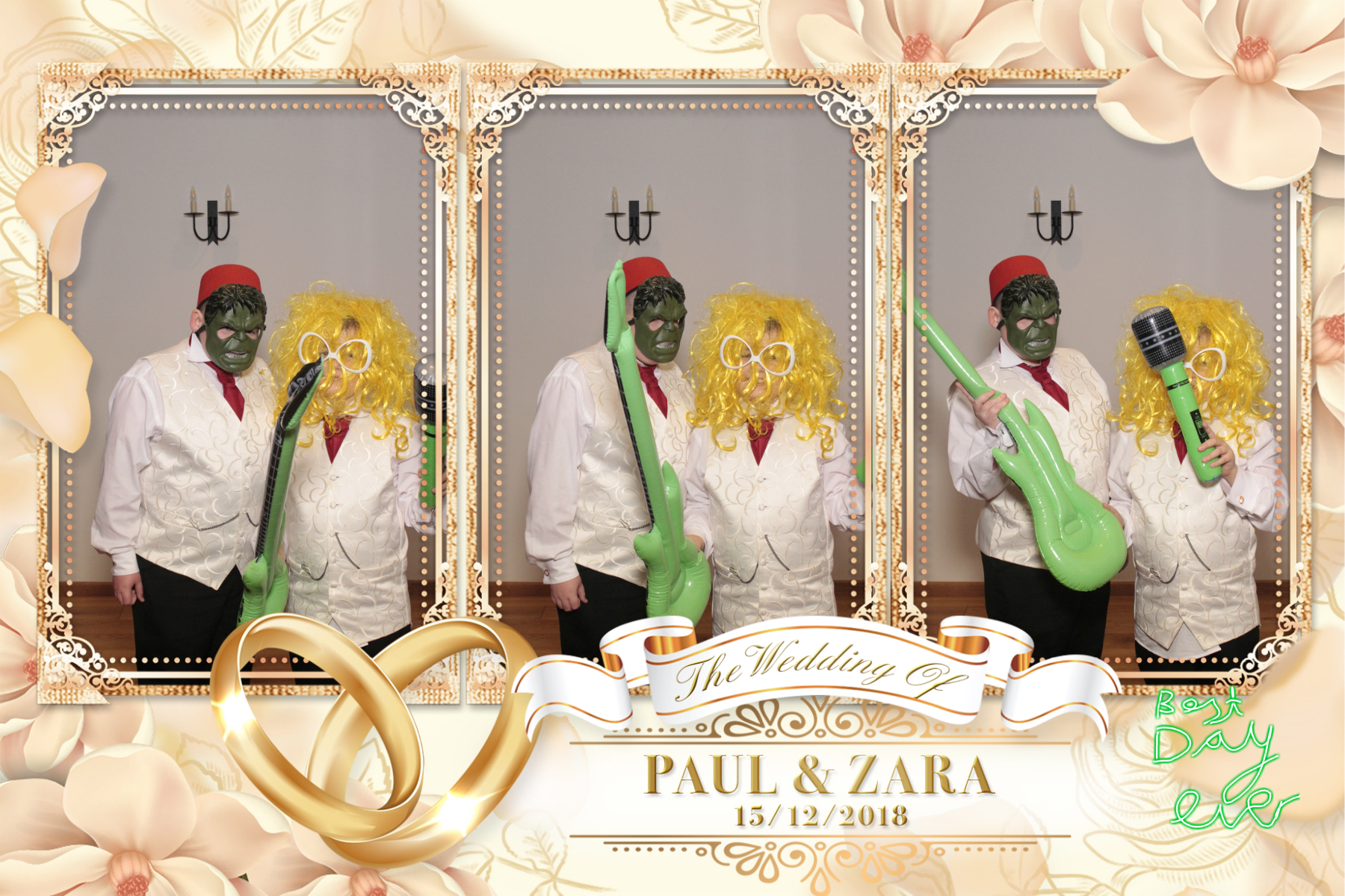 Paul & Zara's Wedding | View more photos from the event at gallery.myphotoboothexperience.co.uk/u/MyPhotoBoothExperienceLtd/Paul-Zaras-Wedding